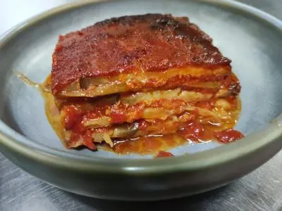 Parmigiana de berenjenas