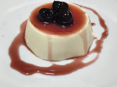 Pannacotta con amarena