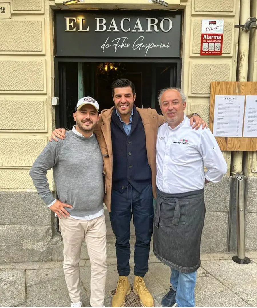 Aarón Guerrero, Miguel Torres y Fabio Gasparini